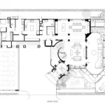 First-floor plan of The Hypercar Sanctuary residence by MEPITREE
