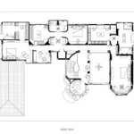 Second-floor plan of The Hypercar Sanctuary residence by MEPITREE