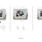 Material Board สำหรับองค์ประกอบและโทนสีภายใน The Exotic Sanctuary