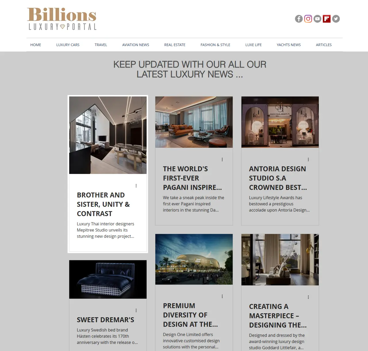 บทความ Brother & Sister โดย MEPITREE ที่เผยแพร่บน Billions Luxury Portal
